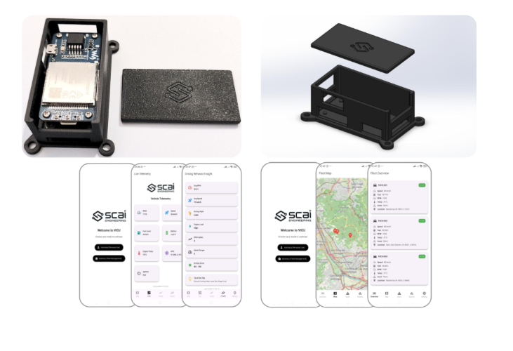 Vehicle to Infrastructure Communication Unit hardware and companion app